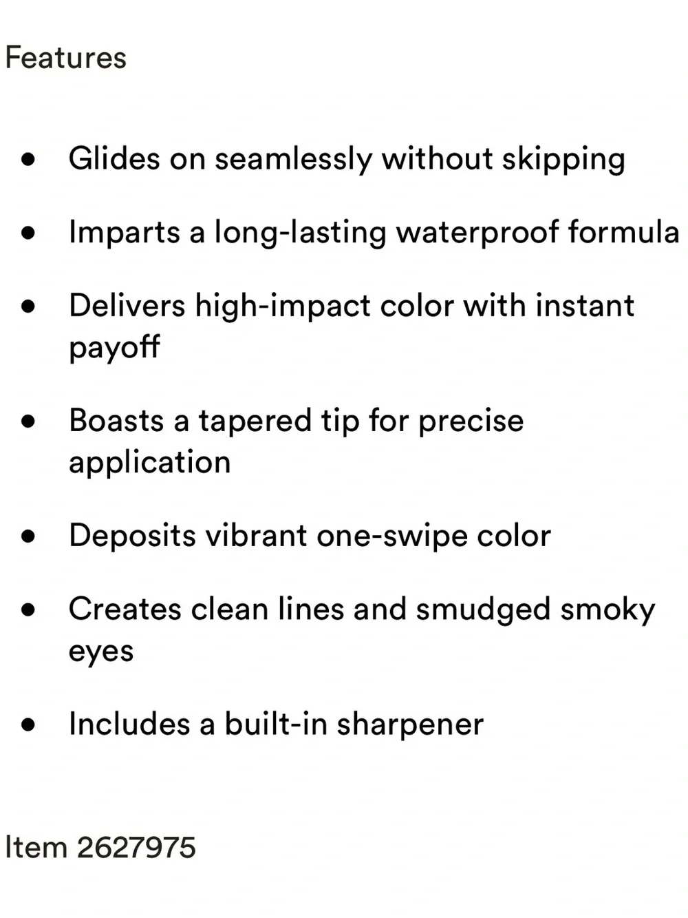 At The Borderline Gel Eyeliner Pencil — Pure White